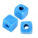 Entrepieza de Vidrio Cubo 12mm(Ø6mm)