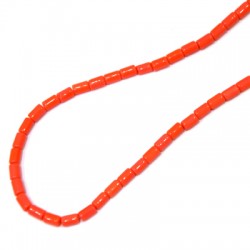 Γυάλινη Χάντρα Σωληνάκι 3x5mm (~100τμχ/50cm)