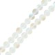 Perle Spectrolite Ronde mate 8 mm Ø0.5 mm (~45 Pièces)