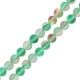 Perle Spectrolite Ronde mate 8 mm Ø0.5 mm (~45 Pièces)