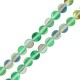 Perle Spectrolite Ronde mate 10 mm Ø0.6 mm (~38 Pièces)