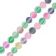 Perle Spectrolite Ronde mate 10 mm Ø0.6 mm (~38 Pièces)