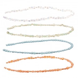 Perle de Verre Carrée 6 mm (~65 Pièces)