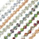 Glass Bead Faceted 4mm/ 3mm Ø0.9mm (~150pcs)