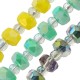 Perle de Verre Facettée 4 mm/3 mm Ø0.9 mm (~150 Pièces)