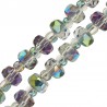 Violet/bleu transparent