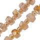 Glass Bead Faceted 6mm/ 3.5mm Ø1.3mm (~100pcs)