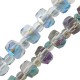 Glass Bead Faceted 6mm/ 3.5mm Ø1.3mm (~100pcs)