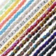 Glass Bead Tube Faceted 5x6mm Ø1.2mm (~100pcs)