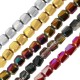 Glass Bead Tube Faceted 5x6mm Ø1.2mm (~100pcs)