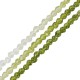 Perle en Verre Ronde Facettée 2 mm Ø0.4 mm (~190 Pièces)