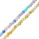 Glass Crystal Bead Round Faceted 3x2.5mm Ø0.7mm (~160pcs)