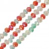 Corail/ Vert/ Multicolore