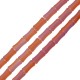 Glass Crystal Bead Tube 6x12mm Ø~1.3mm (~63pcs)