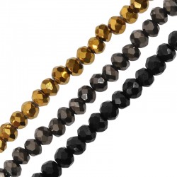 Γυάλινη Χάντρα Κρυσταλλάκι Πολυεδρική 3.2mm (~165τμχ)