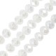 Crystal Bead Faceted 10x7mm Ø1mm (~65pcs)