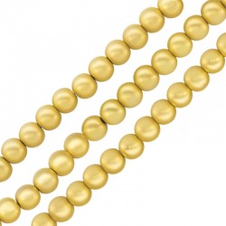 Γυάλινα Χάντρα Στρογγυλή 4mm Ø1mm