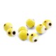 Bola de Vidrio Redonda Ojo 6mm(Ø1mm)