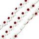 Glass Bead Star with Evil Eye 10mm Ø~0.4mm (~39pcs)