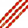 Opaque Red/ Gold