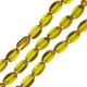 Glass Bead Tube Oval Plated 4x6mm Ø~1mm (~50pcs)