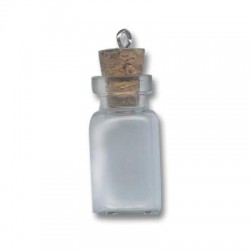 Glass Bottle with Cork 12x28mm