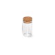 Botella de Vidrio con Corcho 30x50mm/27mm