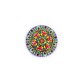 Glass Cabochon Flatback Round Mandala 30mm