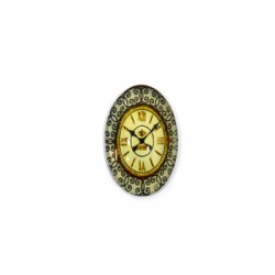 Cabochon en Verre plat Ovale Horloge 20 x 30 mm