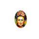 Glass Cabochon Flatback Oval Figure 25x35mm