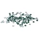 Hot Fix rond en Verre 3.8 mm