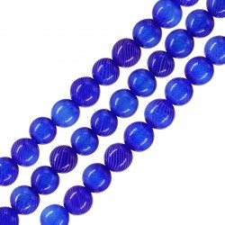 Φυσητό Γυαλί Χάντρα Στρογγυλή 13mm Ø~1.8mm (~31τμχ)