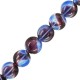 Mouth Blown Glass Bead Round 13mm Ø~1.8mm (~31pcs)