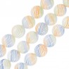 Blanc/Orange/Vert/Bleu