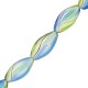 Glass Bead Oval 12x25mm Ø~1.7mm (~15pcs)