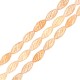 Glass Bead Oval 12x25mm Ø~1.7mm (~15pcs)