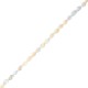 Glass Bead Oval Irregular 12x20mm Ø~1.8mm (~20pcs)