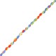 Φυσητό Γυαλί Χάντρα Ακανόνιστη 12x20mm Ø~2.2mm (~20τμχ)