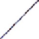 Φυσητό Γυαλί Χάντρα Ακανόνιστη 12x20mm Ø~2.2mm (~20τμχ)