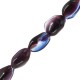 Φυσητό Γυαλί Χάντρα Ακανόνιστη 12x20mm Ø~2.2mm (~20τμχ)