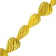 Cuenta de Vidrio Corazón Amarillo 20 x 22 mm Ø ~ 2,5 mm (~20 Unidades)