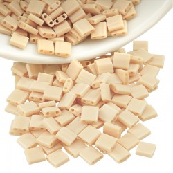 Perle Miyuki Tila Carrée Plate 5 Mm/1.9 mm (8 g ~ 97 Pièces) (493)