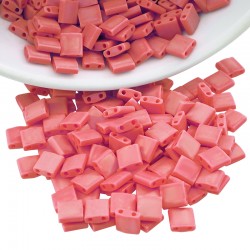 Perle Miyuki Tila Carrée Plate 5 Mm/1.9 mm (8 g ~ 97 Pièces) (408Fr)