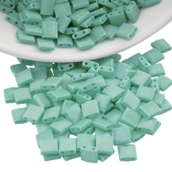 Perle Miyuki Tila Carrée Plate 5 Mm/1.9 mm (8 g ~ 97 Pièces) (412Fr)