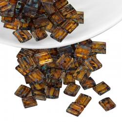 Perle Miyuki Tila Carrée Plate 5 Mm/1.9 mm (8 g ~ 97 Pièces) (4502)