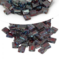 Miyuki Tila Χάντρα Τετράγωνη 5mm/1.9mm (8gr~97τμχ) (4504)