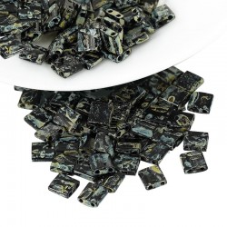 Miyuki Tila Χάντρα Τετράγωνη 5mm/1.9mm (8gr~97τμχ) (4511)