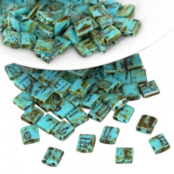Miyuki Tila Χάντρα Τετράγωνη 5mm/1.9mm (8gr~97τμχ) (4514)