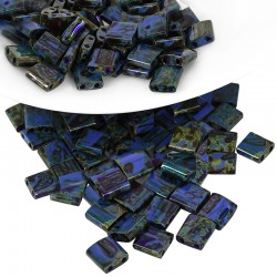 Miyuki Tila Χάντρα Τετράγωνη 5mm/1.9mm (8gr~97τμχ) (4518)