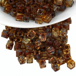 Perle Carrée Miyuki Cube 4 mm (20 g ~ 220 Pièces) (4501)
